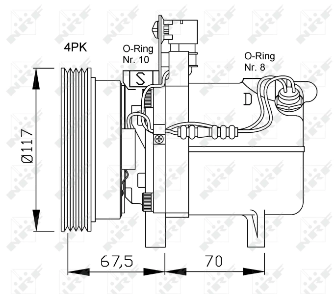 Compresor ac NRF 32055 precio, desde 78,93 EUR