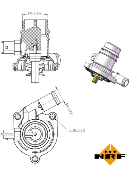 Termostato 725025 NRF