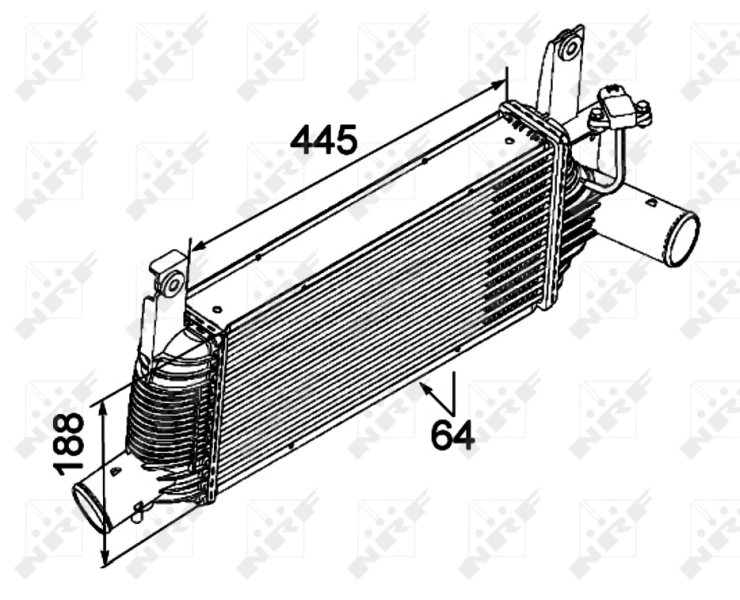 Intercooler 30527 NRF