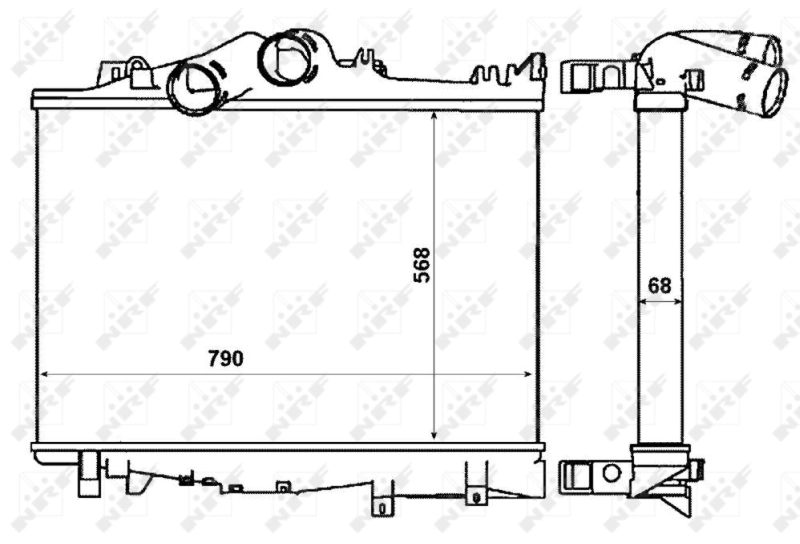 Intercooler 30229 NRF
