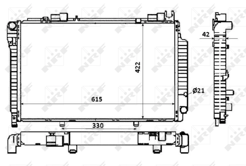 Comprar 017M36A Jdeus Radiador de auto