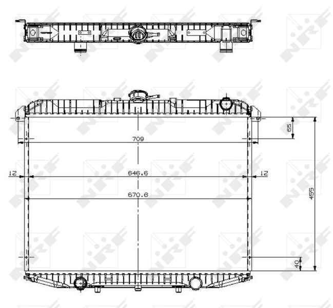 Comprar 509533 NRF Radiador de auto