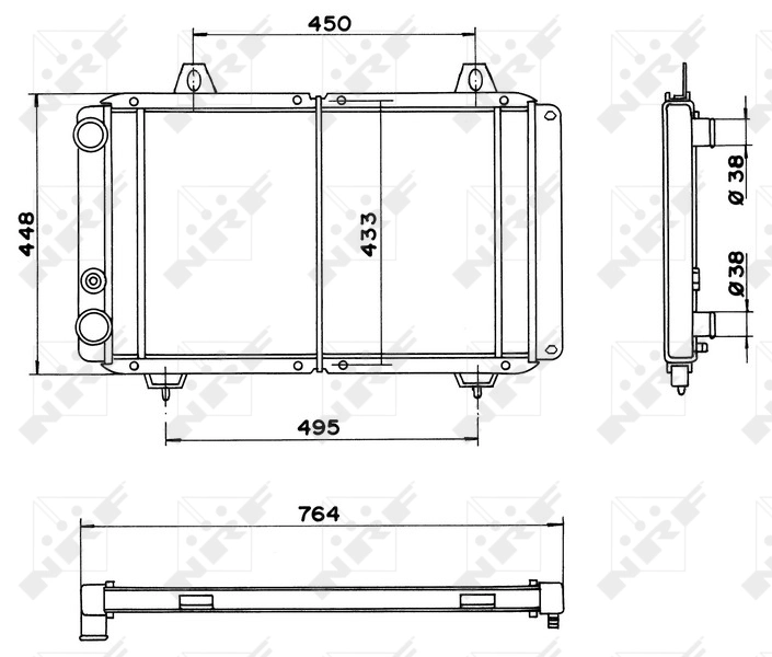 Radiador 52035 NRF