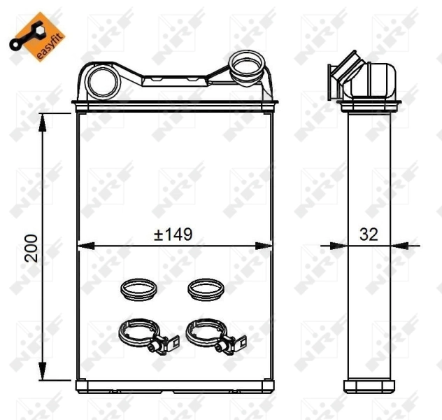 Calefactor para Fiat Punto II 188
