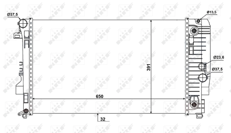 Comprar 58440 NRF Radiador de auto