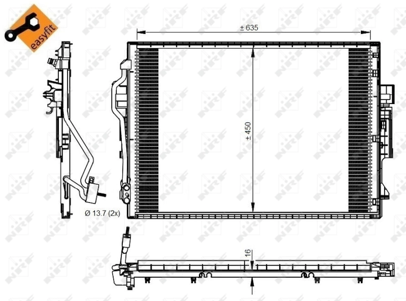 Aire acondicionado capacitor Mercedes S sedán (W221) (2005 - 2013) precio, desde 114,69 EUR