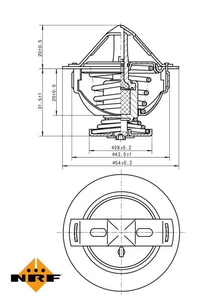 Termostato 725060 NRF