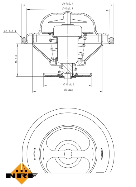Termostato 725114 NRF