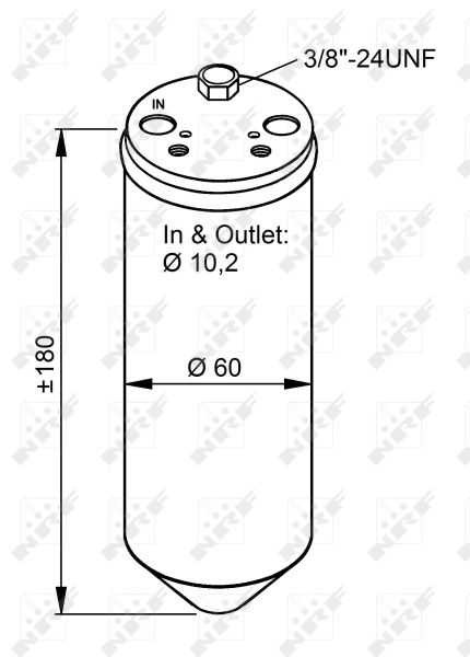 Filtro deshidratador 33319 NRF