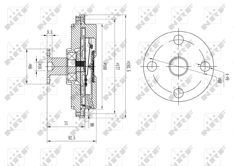 Embrague, ventilador de refrigeración Ford Ranger pick-up (ET) (2006 - 2011) precio, desde 107,24 EUR