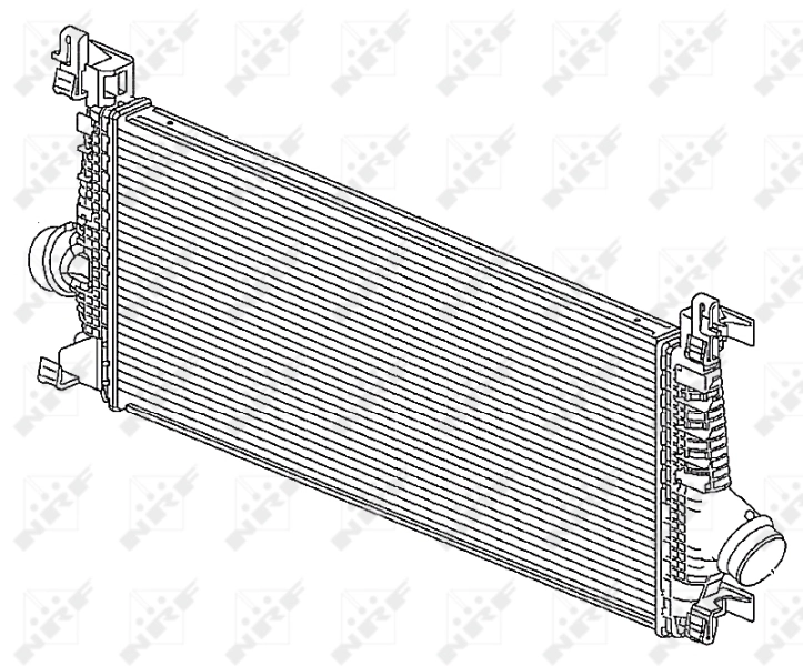 30318 NRF Radiador de intercooler