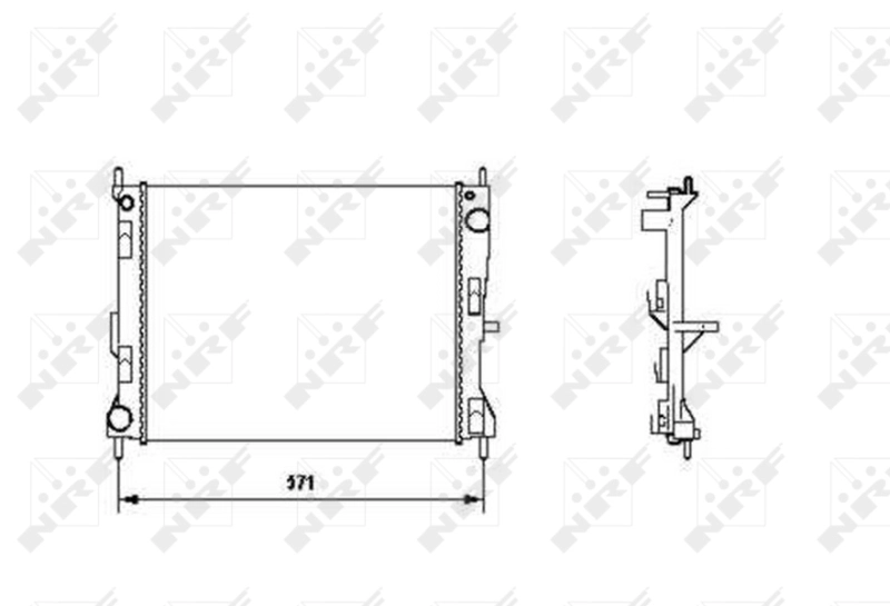 Comprar 58188 NRF Radiador de auto