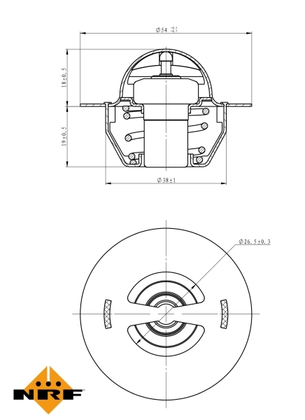 Termostato 725129 NRF