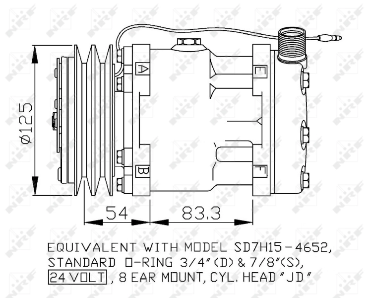 Compresor de ac NRF 32873