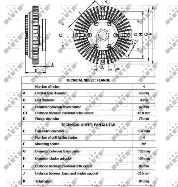 Comprar Embrague viscoso de ventilador Toyota Hiace II H5