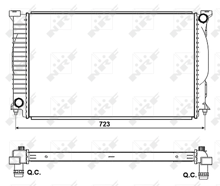 Radiador 53093 NRF
