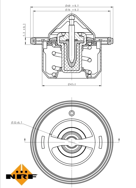 Termostato 725084 NRF
