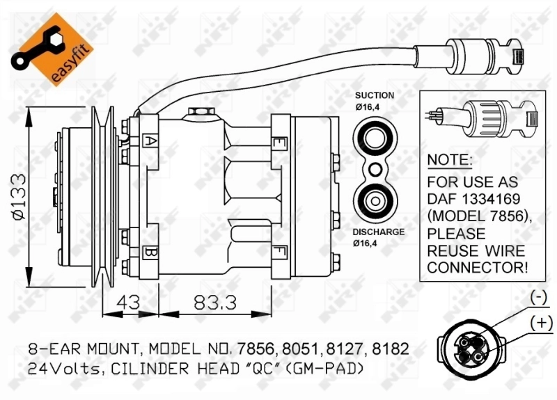 Comprar 32114 NRF Compresor de aire acondicionado coche