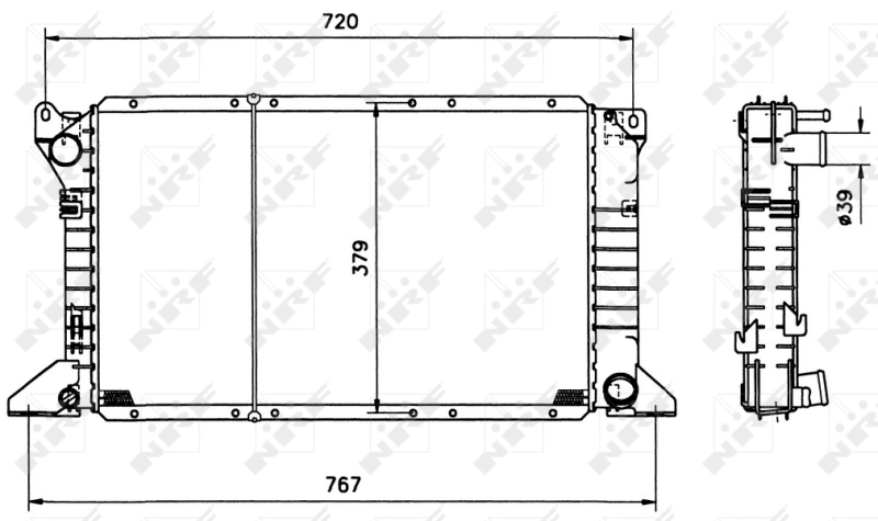 Comprar 517373 NRF Radiador de auto