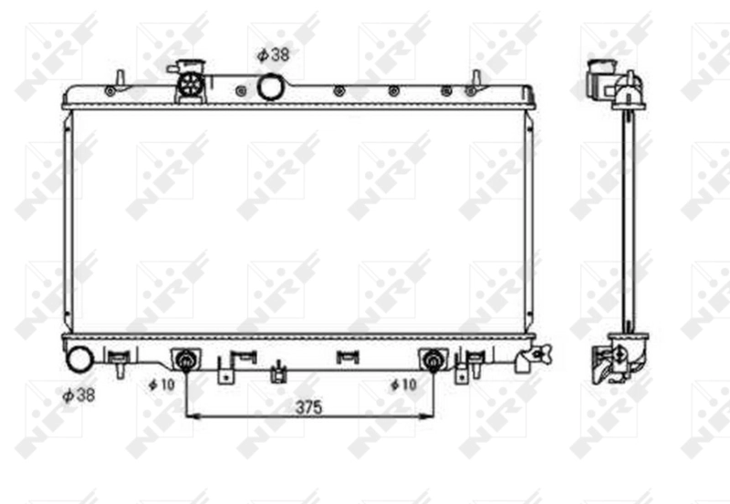 Comprar Radiador de refrigeración del motor Subaru Impreza II GD a bajo precio