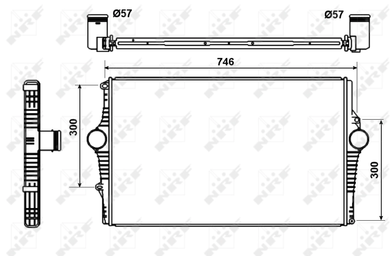 Intercooler 30501 NRF