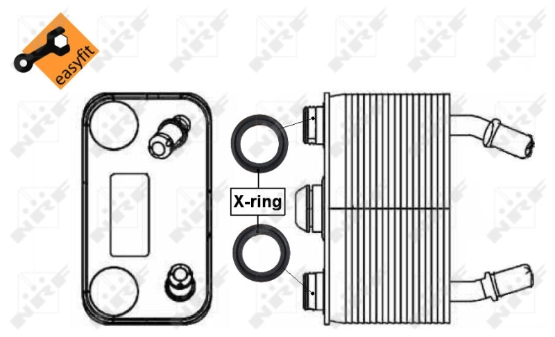 Radiador de refrigeración de la transmisión NRF 31076