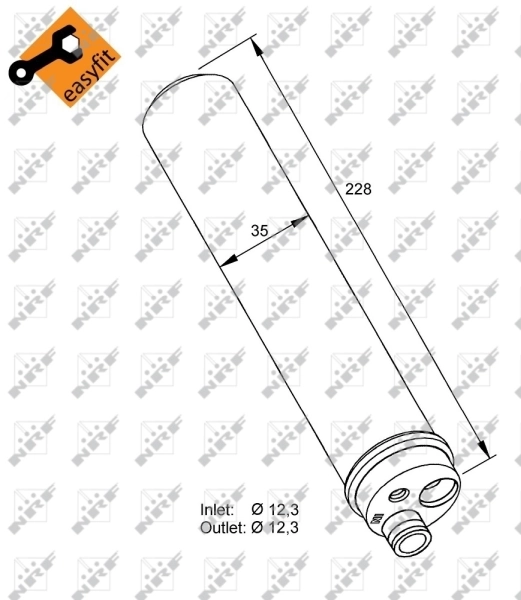 Filtro deshidratante NRF 33297