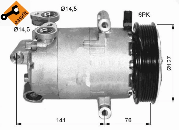 Comprar 32411 NRF Compresor de aire acondicionado coche