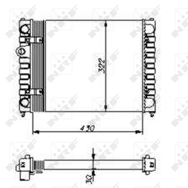 Comprar 54686 NRF Radiador de auto