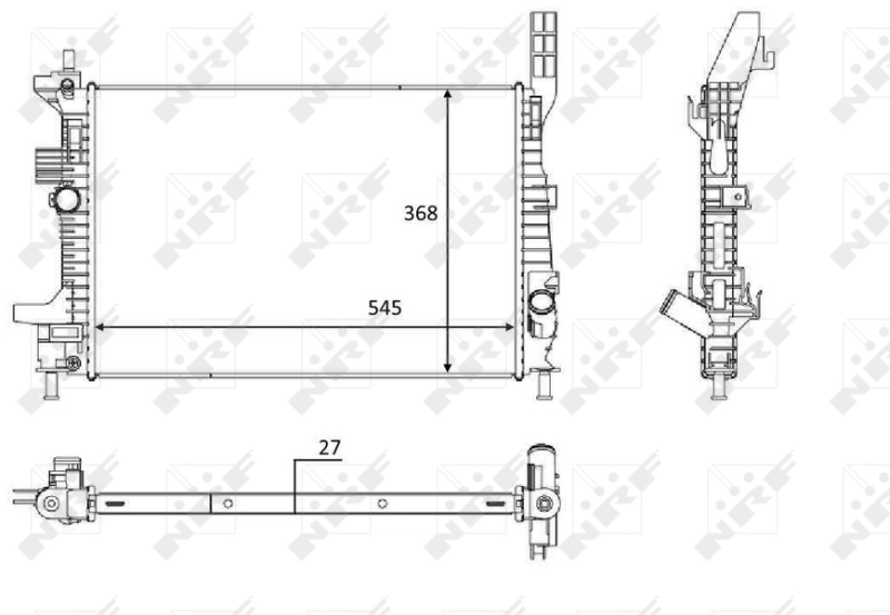 Comprar 58650 NRF Radiador de auto
