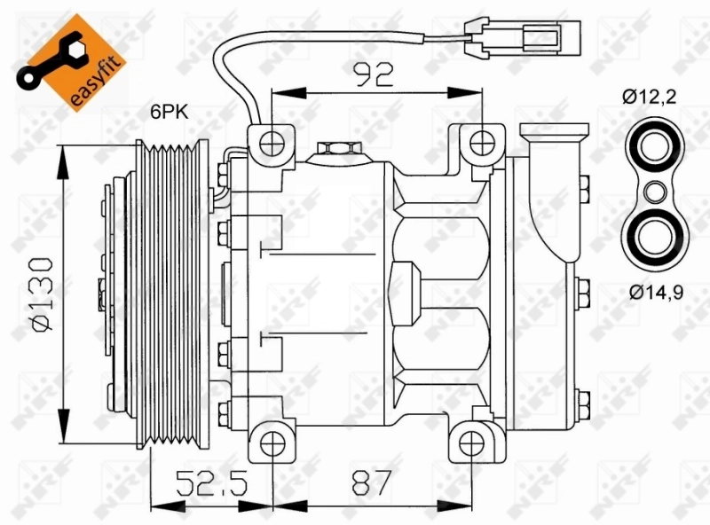 Compresor de ac NRF 32113