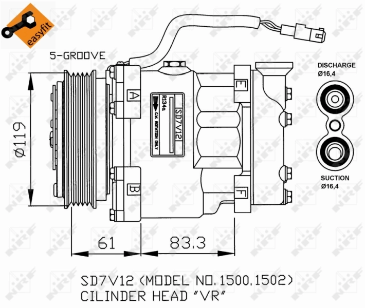 Compresor ac Citroen Saxo hatchback (S0, S1) (1996 - 2004) precio, desde 63,52 EUR