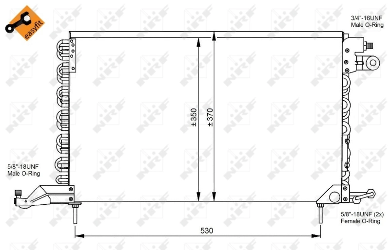 Condensador NRF 35027