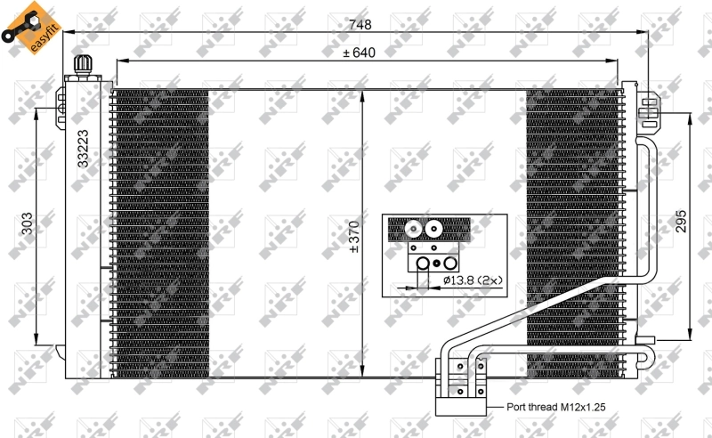 Condensador NRF 35535