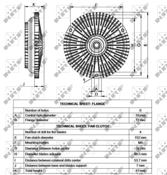  Embrague viscoso de ventilador Volkswagen LT 
