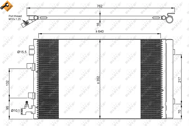 Condensador NRF 35932