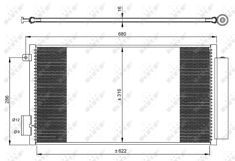 Comprar Condensador de aire acondicionado Fiat Tipo  356 a bajo precio