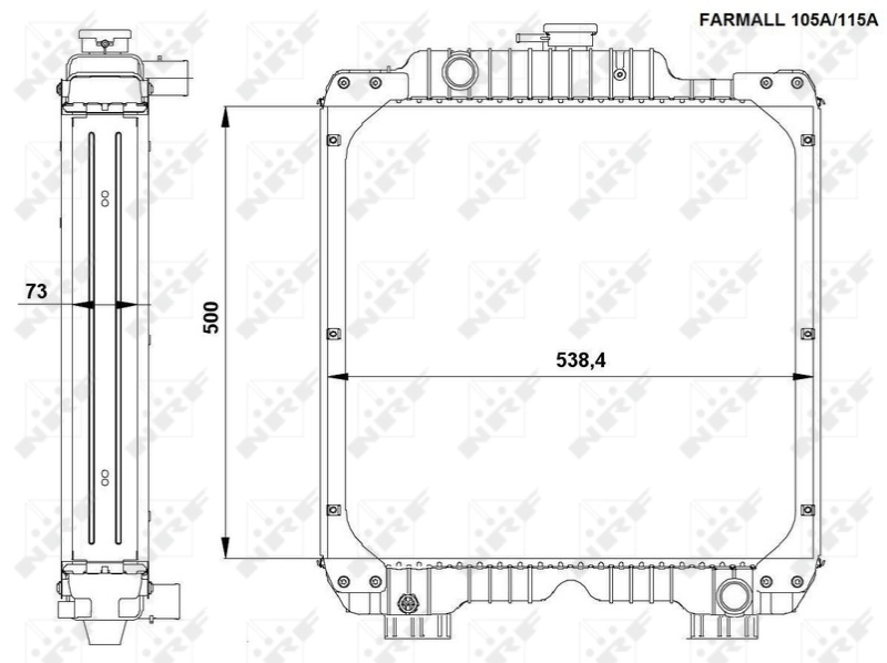 Radiador 54090 NRF