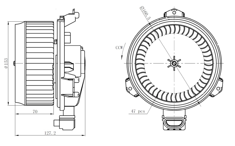  Ventilador habitáculo Toyota Corolla 