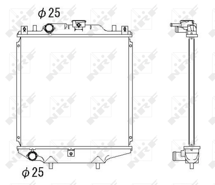 Comprar Radiador de refrigeración del motor Suzuki Alto III EF a bajo precio