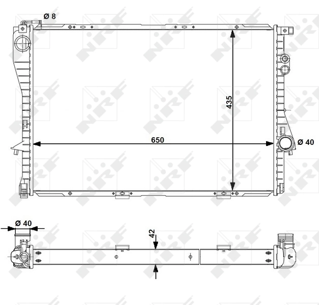 Comprar 55323 NRF Radiador de auto
