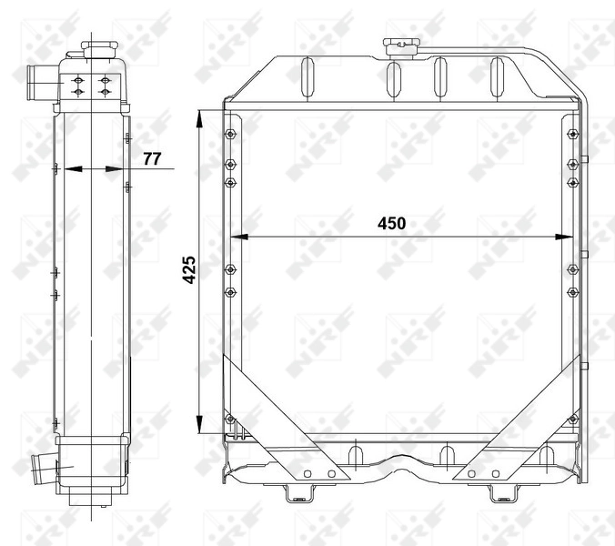Radiador 54101 NRF