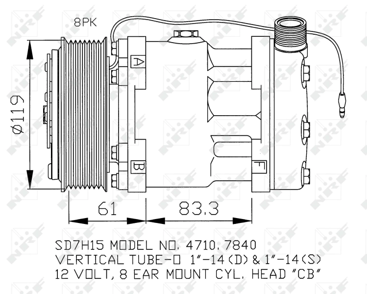  Compresor de aire acondicionado Renault 21 