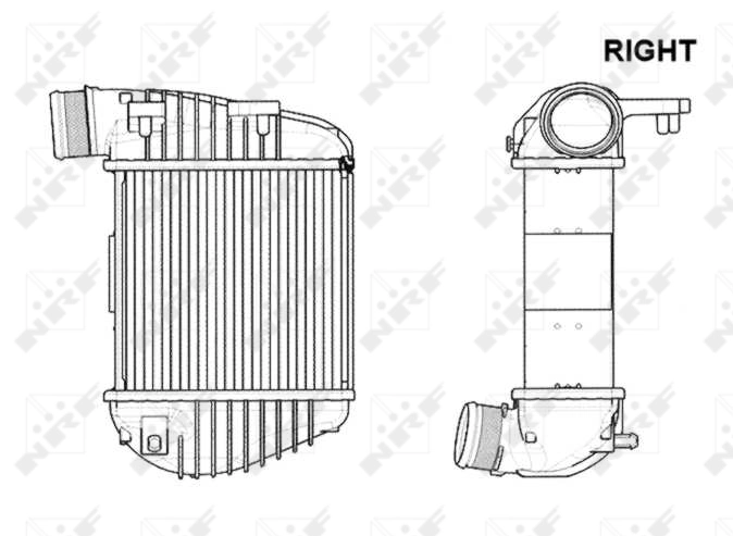 Intercooler 30772 NRF