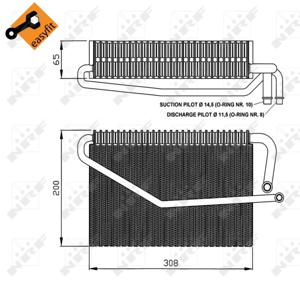 Evaporador NRF 36122