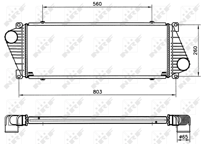 Intercooler 30830 NRF