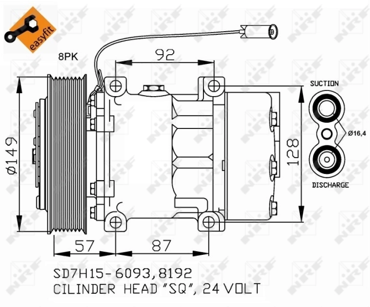 Comprar 32699 NRF Compresor de aire acondicionado coche