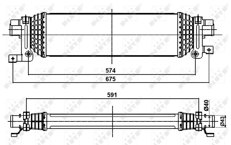 Intercooler 30285 NRF