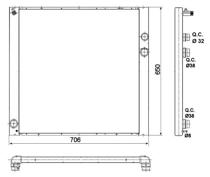 Comprar 53100 NRF Radiador de auto