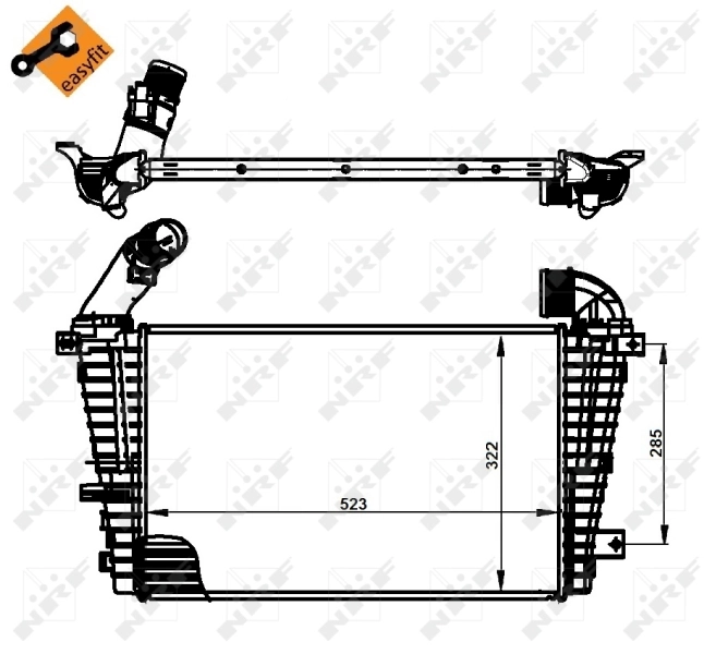Intercooler 5509J84 Polcar